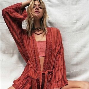 Free People Sasha Tie Dye Kimono